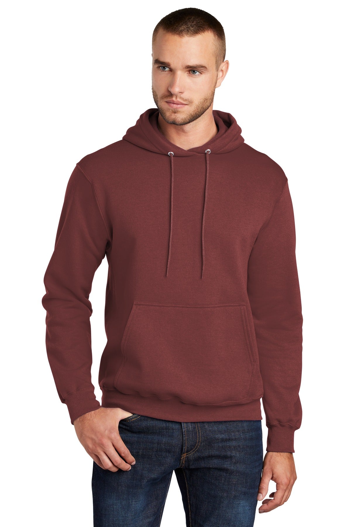 Port & Coâ„¢ Core Fleece Pullover Hooded Sweatshirt. PC78H