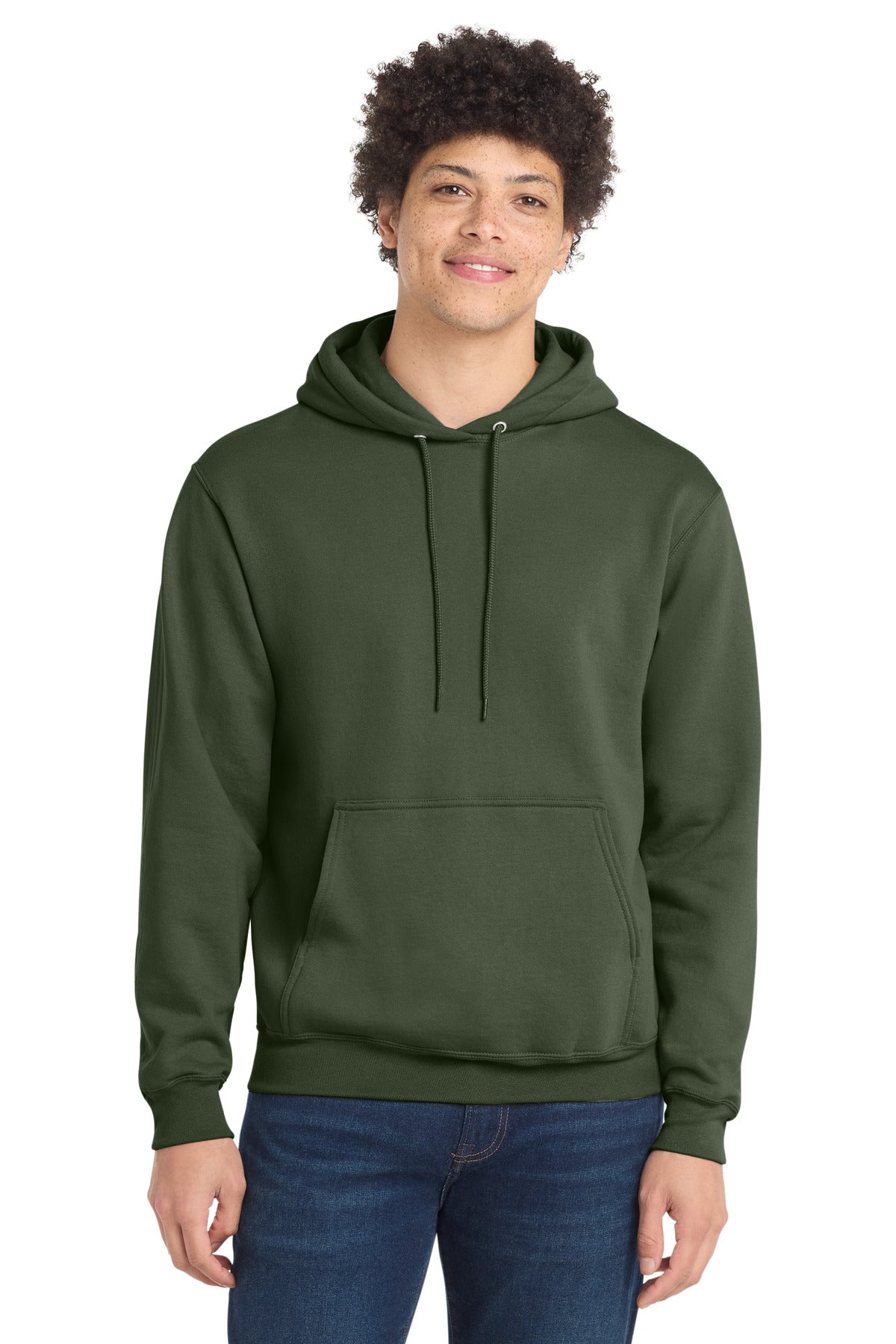 Port & Coƒ?› Core Fleece Pullover Hooded Sweatshirt. PC78H