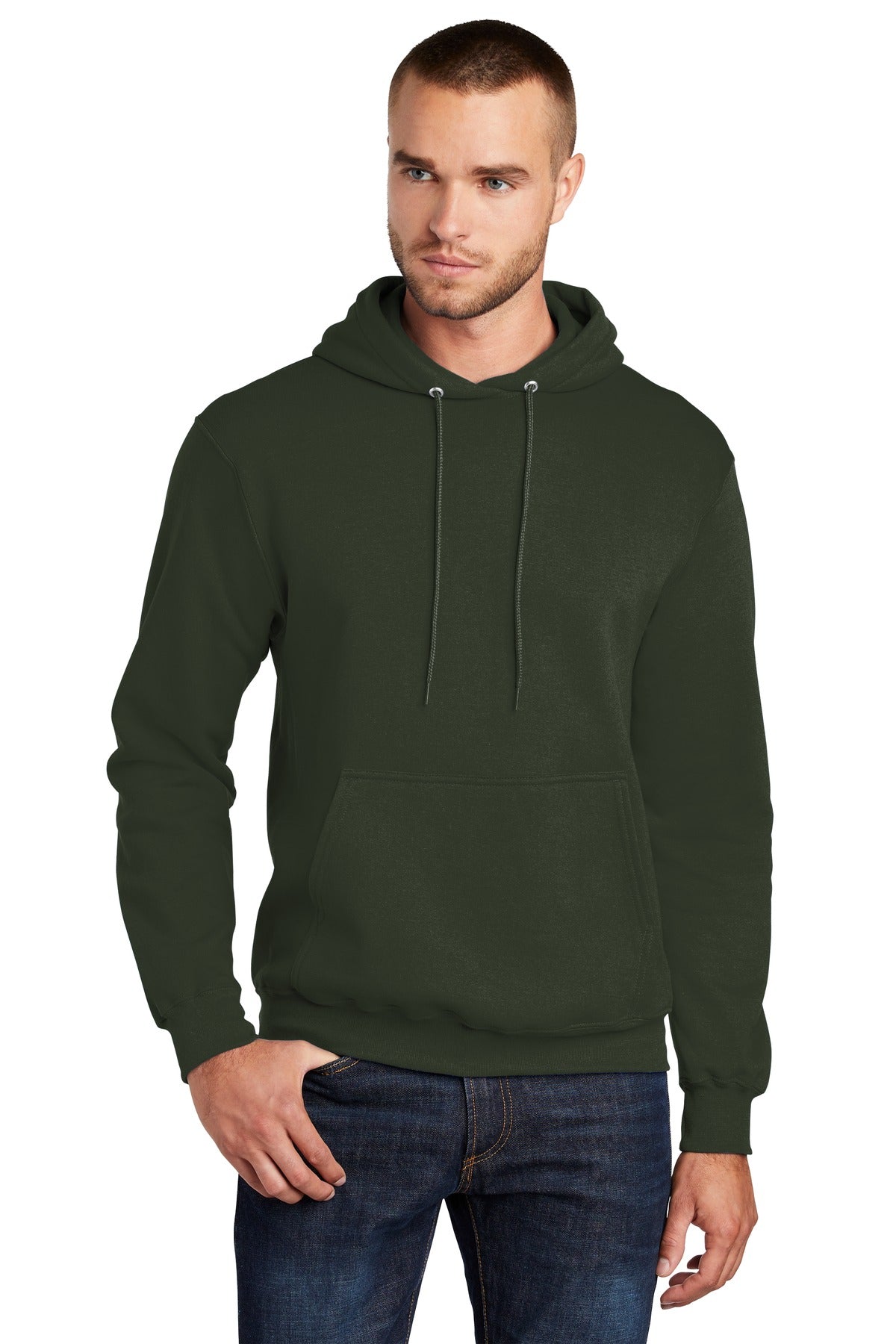 Port & Coâ„¢ Core Fleece Pullover Hooded Sweatshirt. PC78H
