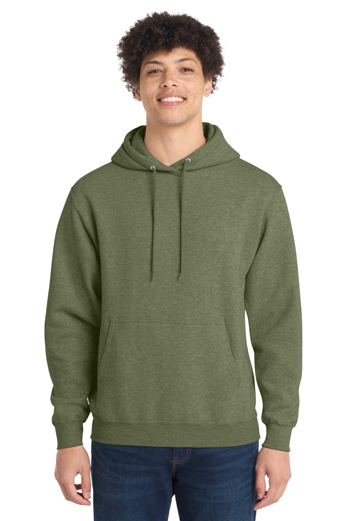 Port & Coƒ?› Core Fleece Pullover Hooded Sweatshirt. PC78H