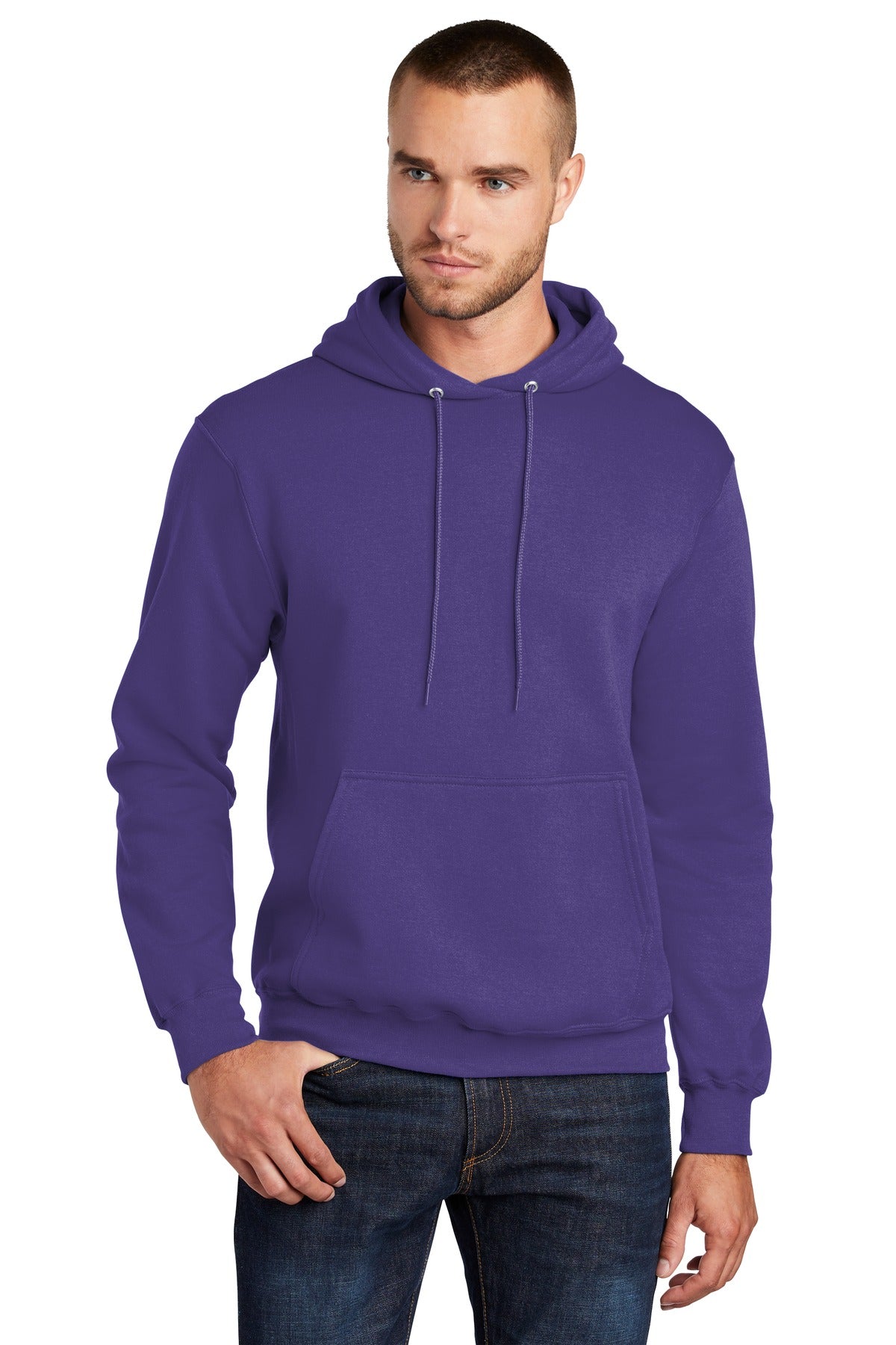 Port & Coâ„¢ Core Fleece Pullover Hooded Sweatshirt. PC78H