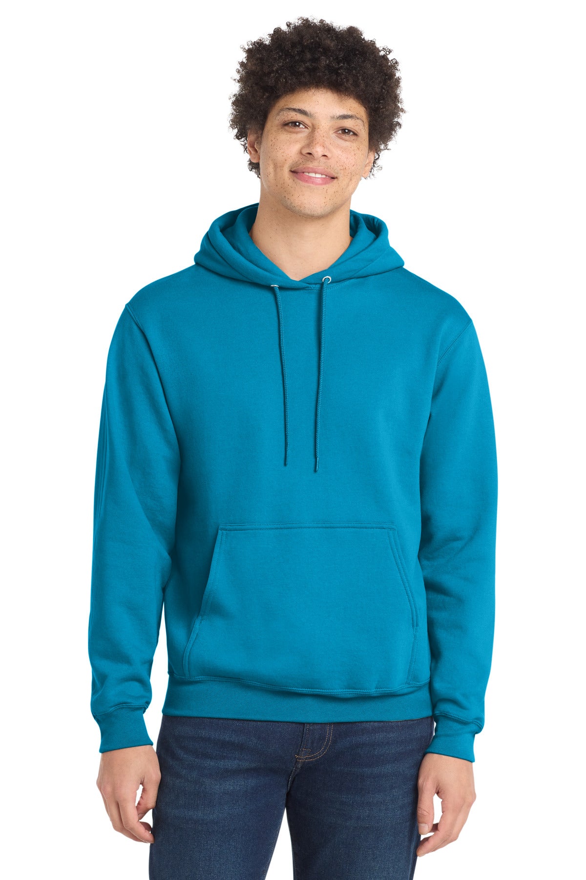 Port & Coƒ?› Core Fleece Pullover Hooded Sweatshirt. PC78H