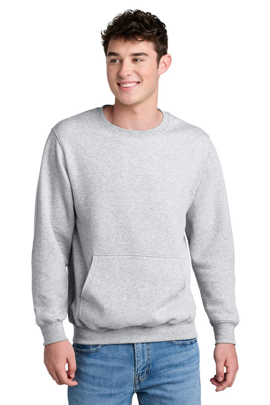 Port & Coâ„¢ Core Fleece Crewneck Pocket Sweatshirt PC78PKT