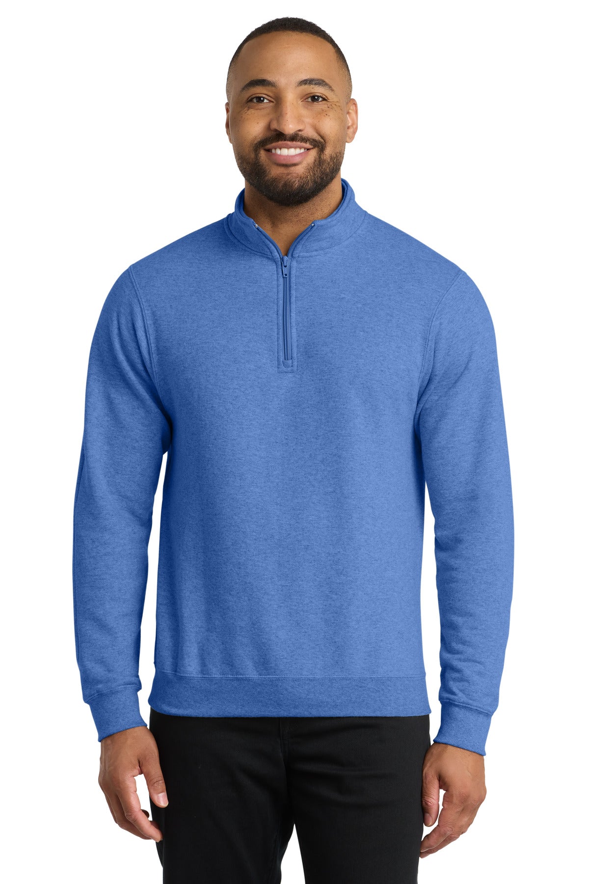 Port & Coƒ?› Core Fleece 1/4-Zip Pullover Sweatshirt PC78Q
