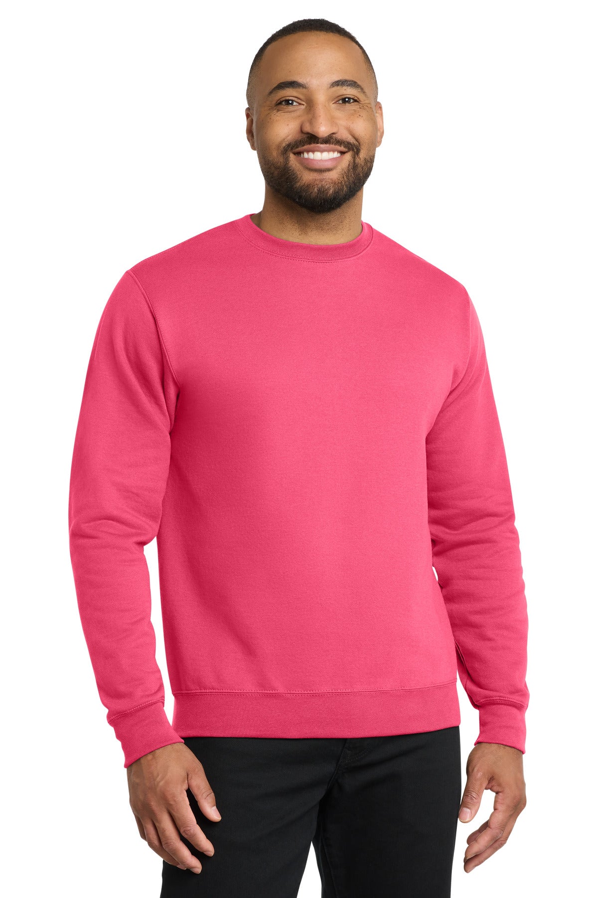 Port & Coƒ?› Core Fleece Crewneck Sweatshirt. PC78