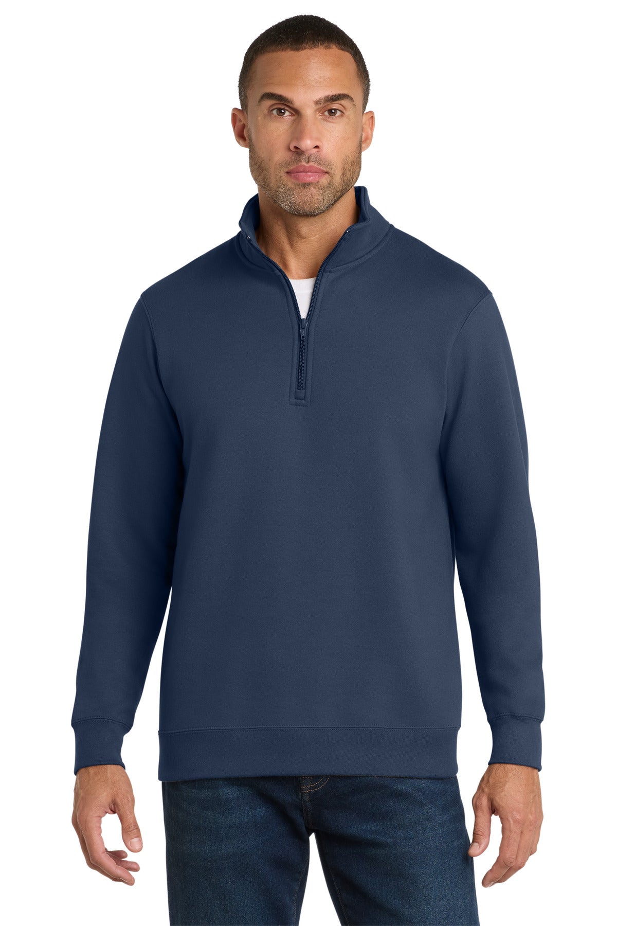 Port & Coƒ?› Fan Favorite Fleece 1/4-Zip Pullover Sweatshirt. PC850Q