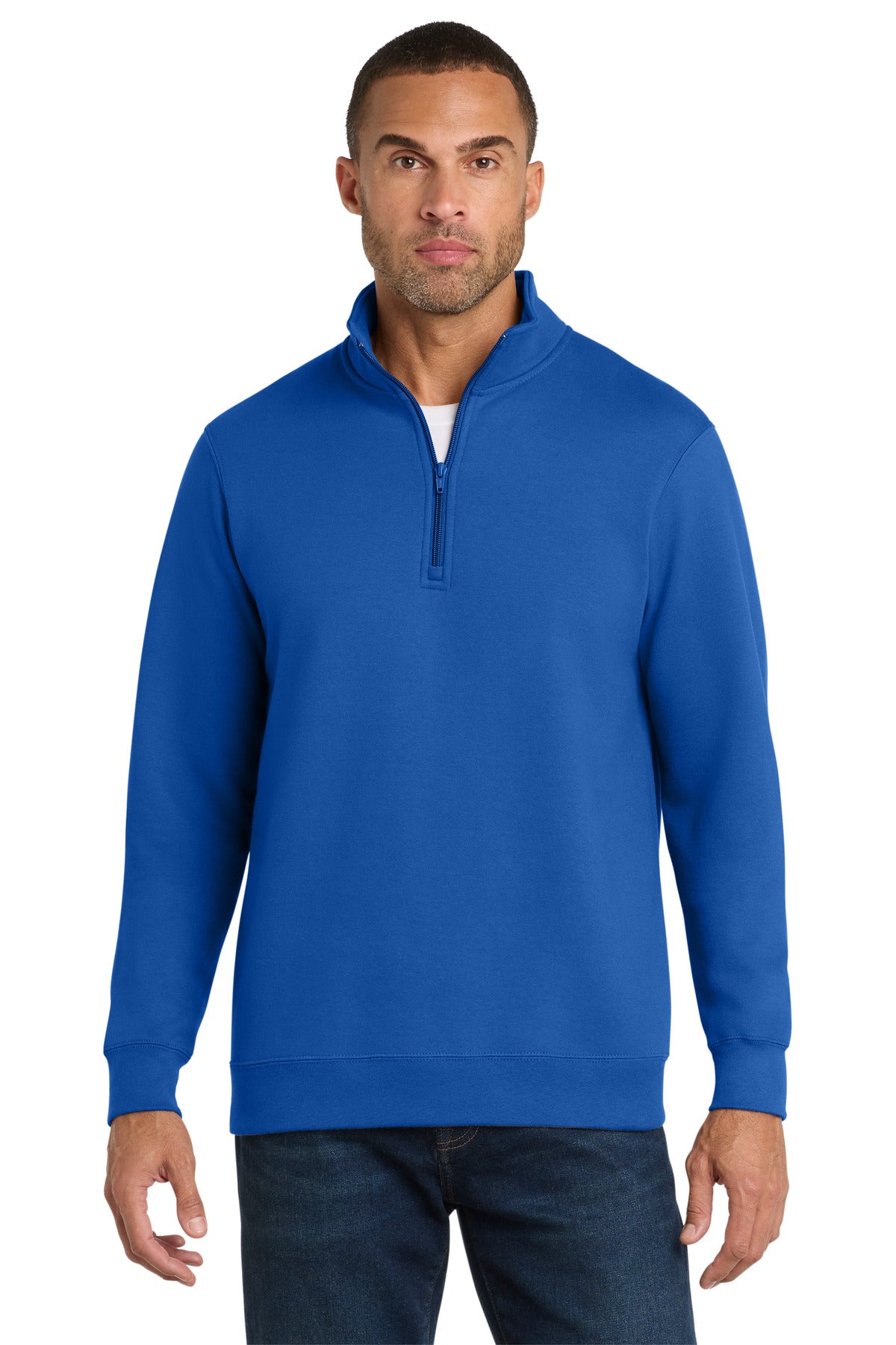 Port & Coƒ?› Fan Favorite Fleece 1/4-Zip Pullover Sweatshirt. PC850Q