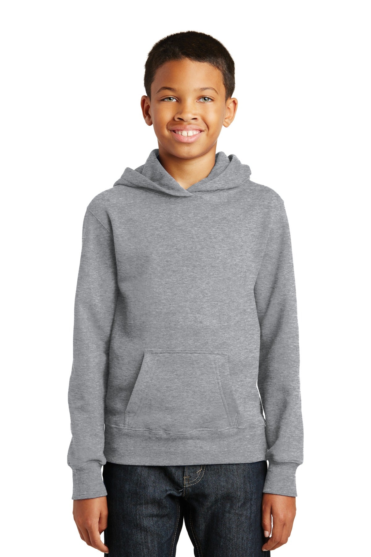 Port & Coâ„¢ Youth Fan Favorite Fleece Pullover Hooded Sweatshirt. PC850YH