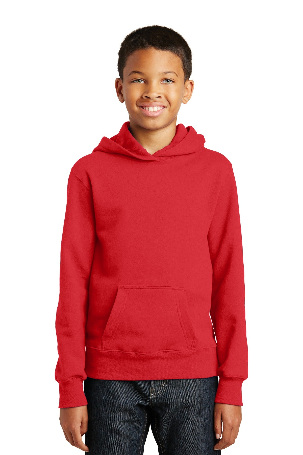 Port & Coâ„¢ Youth Fan Favorite Fleece Pullover Hooded Sweatshirt. PC850YH