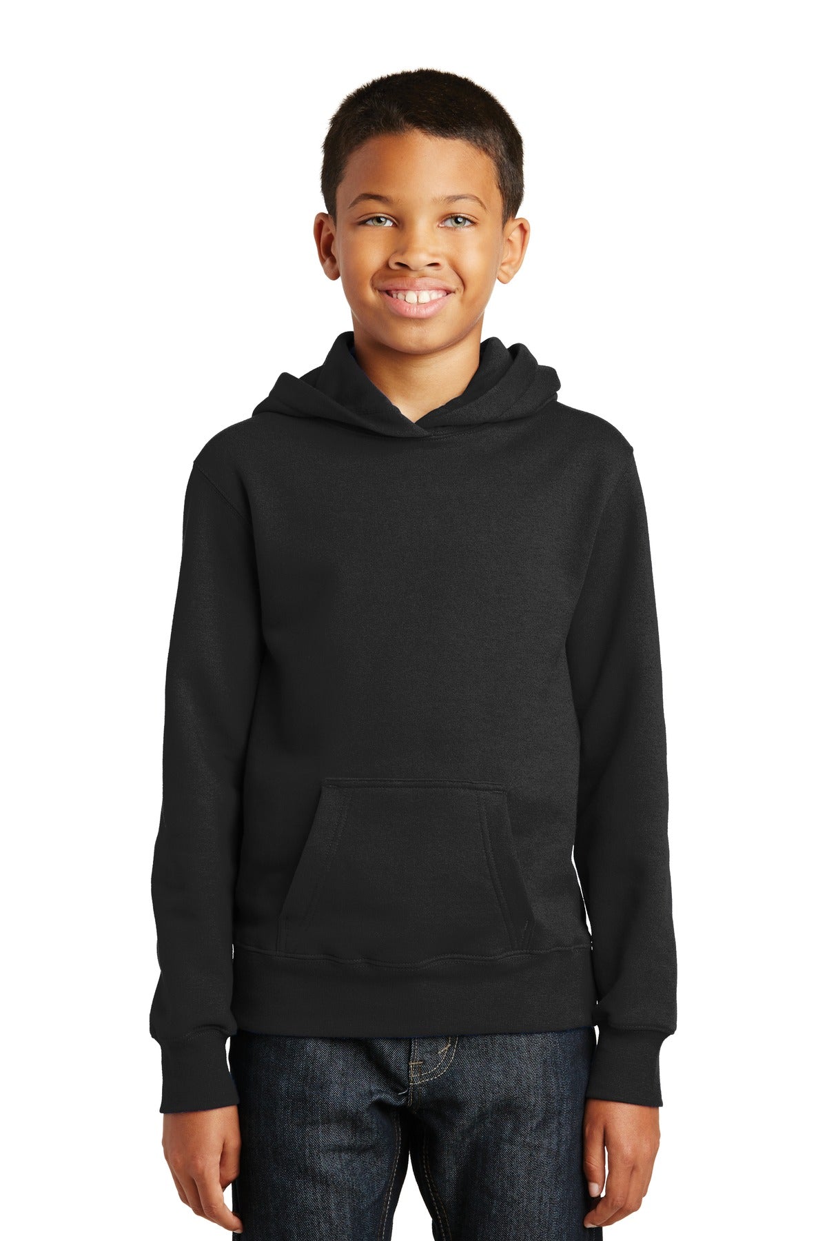 Port & Coâ„¢ Youth Fan Favorite Fleece Pullover Hooded Sweatshirt. PC850YH