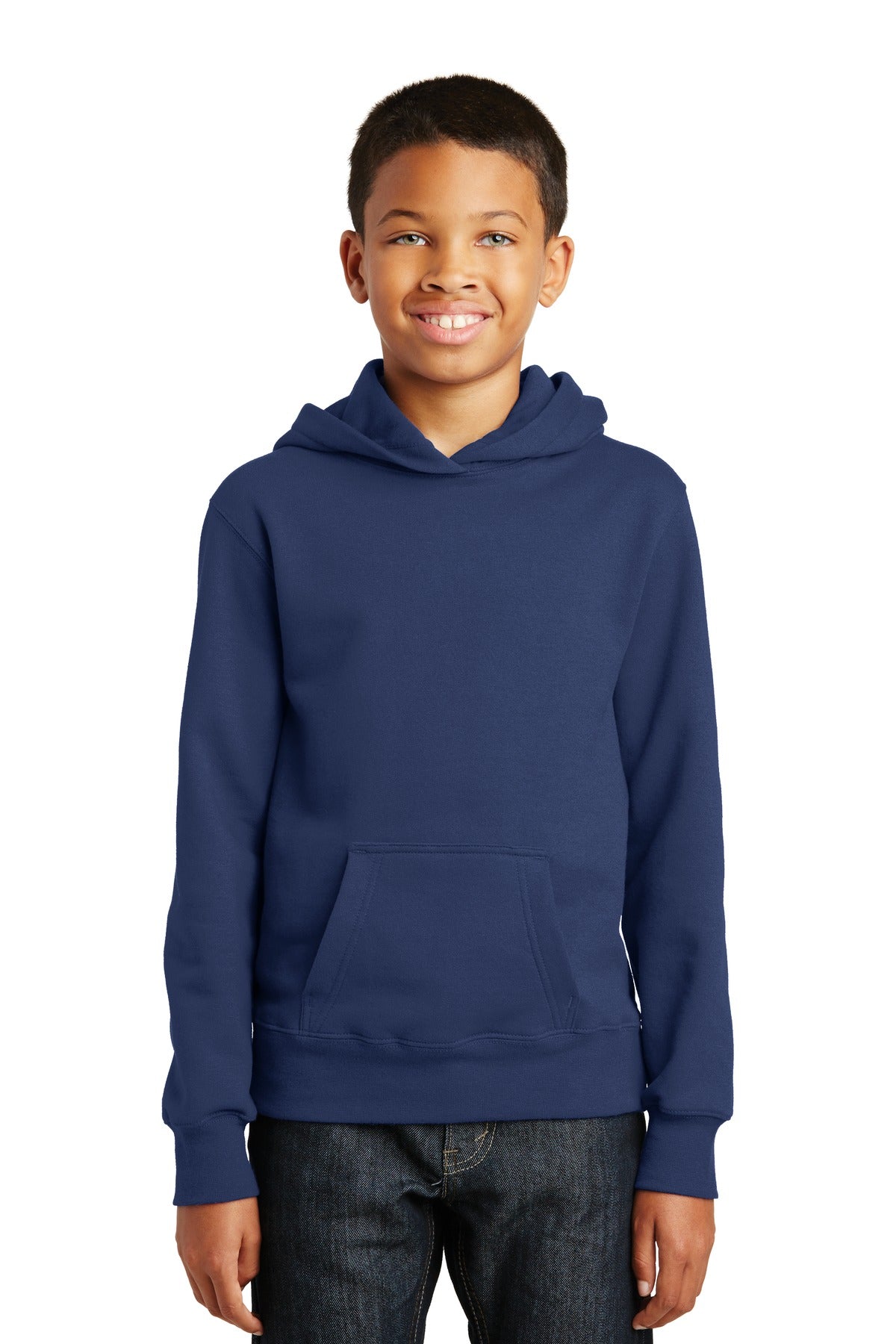 Port & Coâ„¢ Youth Fan Favorite Fleece Pullover Hooded Sweatshirt. PC850YH