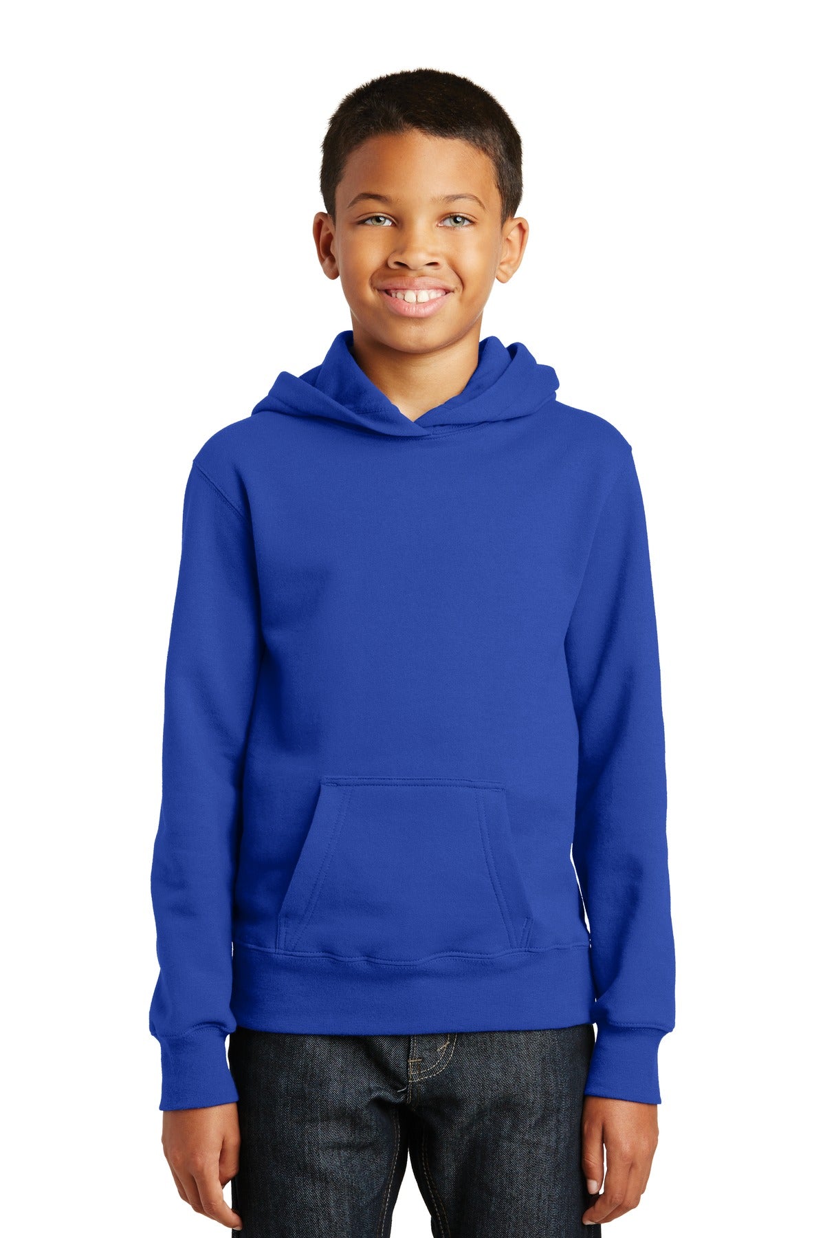 Port & Coâ„¢ Youth Fan Favorite Fleece Pullover Hooded Sweatshirt. PC850YH