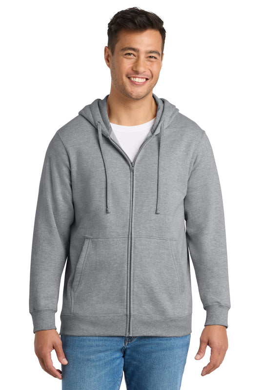 Port & Coâ„¢ Fan Favorite Fleece Full-Zip Hooded Sweatshirt. PC850ZH