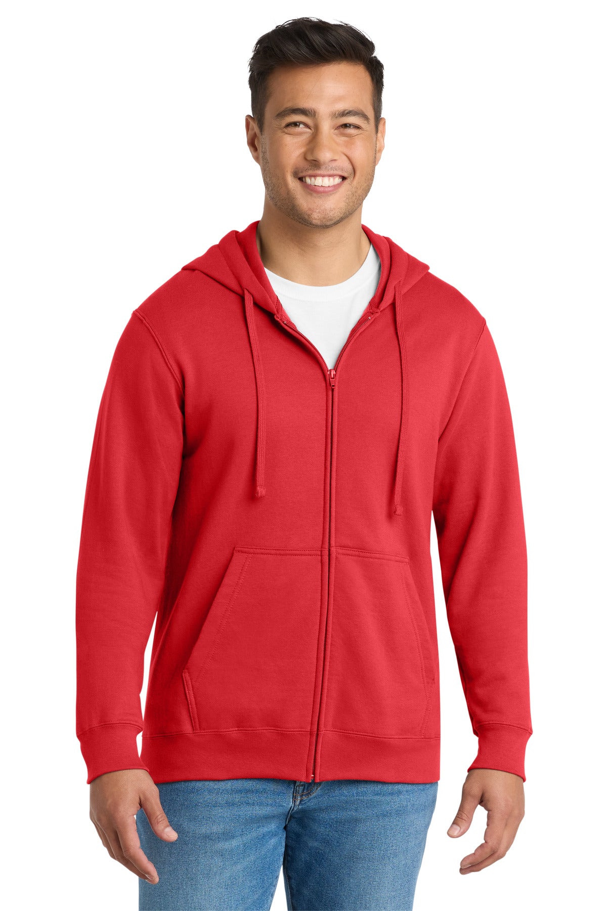 Port & Coâ„¢ Fan Favorite Fleece Full-Zip Hooded Sweatshirt. PC850ZH
