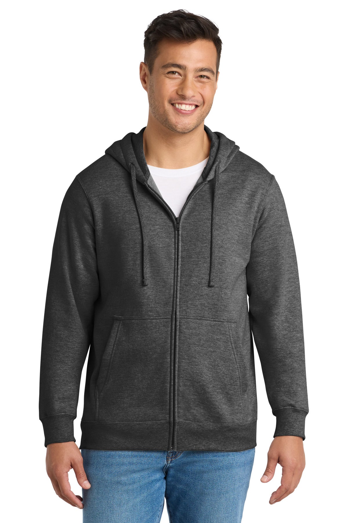 Port & Coâ„¢ Fan Favorite Fleece Full-Zip Hooded Sweatshirt. PC850ZH