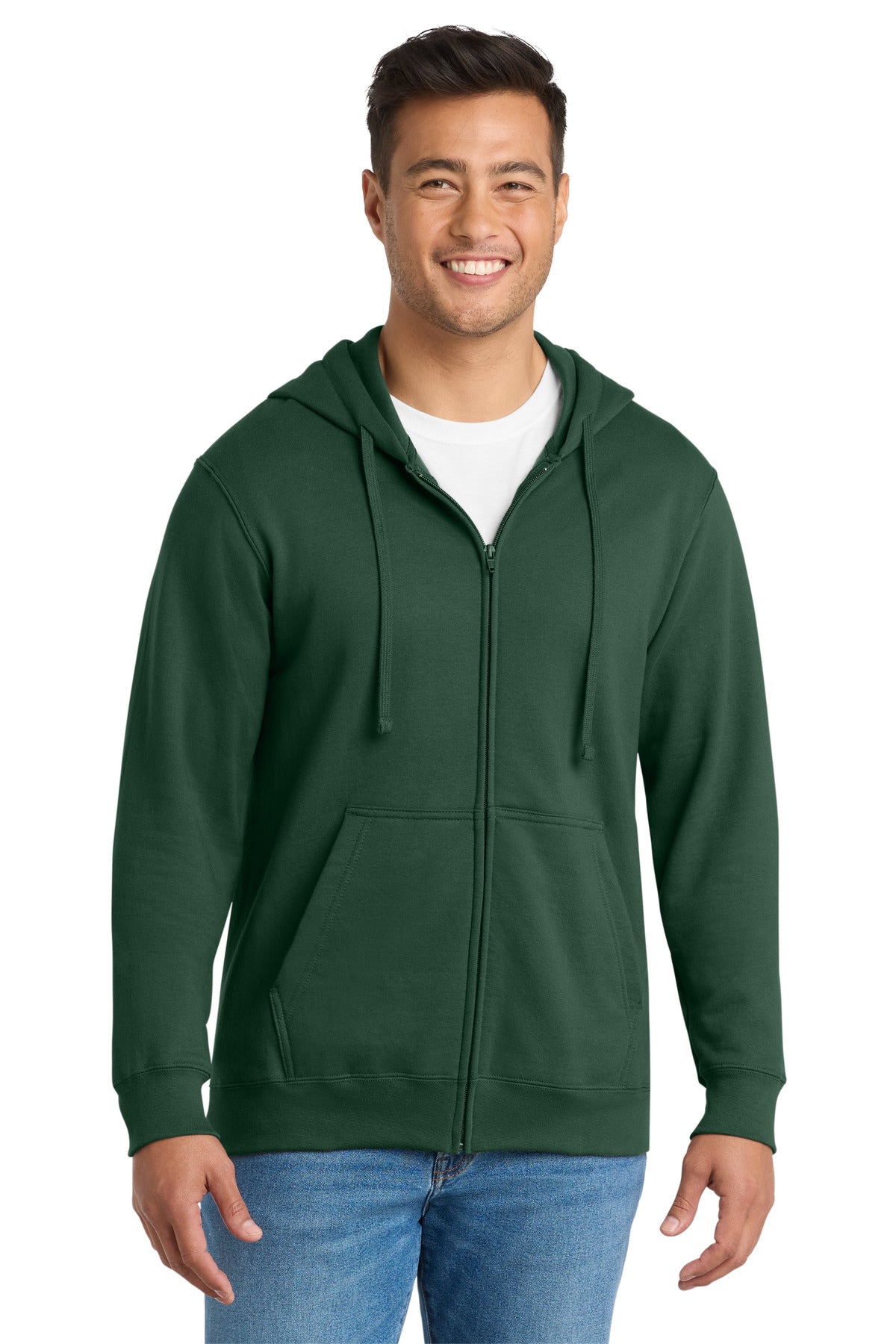 Port & Coâ„¢ Fan Favorite Fleece Full-Zip Hooded Sweatshirt. PC850ZH