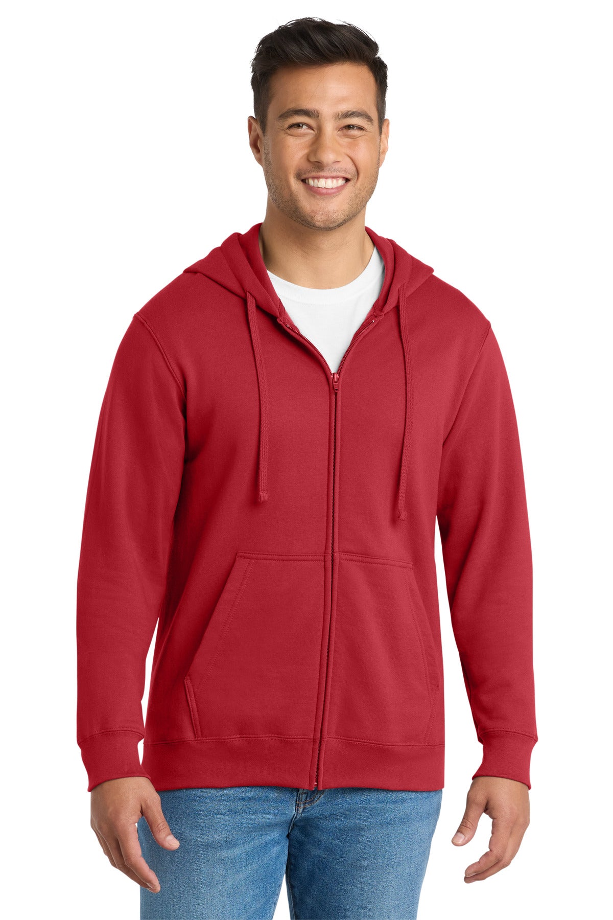 Port & Coâ„¢ Fan Favorite Fleece Full-Zip Hooded Sweatshirt. PC850ZH