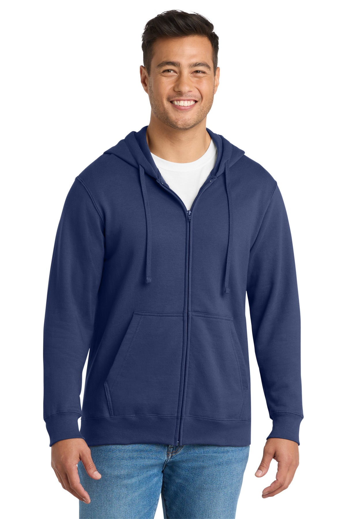 Port & Coâ„¢ Fan Favorite Fleece Full-Zip Hooded Sweatshirt. PC850ZH