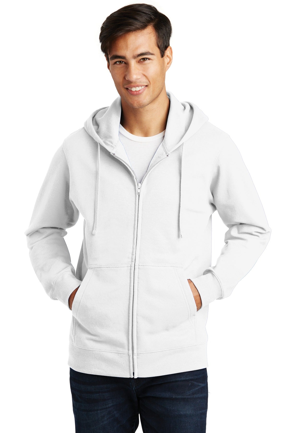 Port & Company? Fan Favorite Fleece Full-Zip Hooded Sweatshirt. PC850ZH