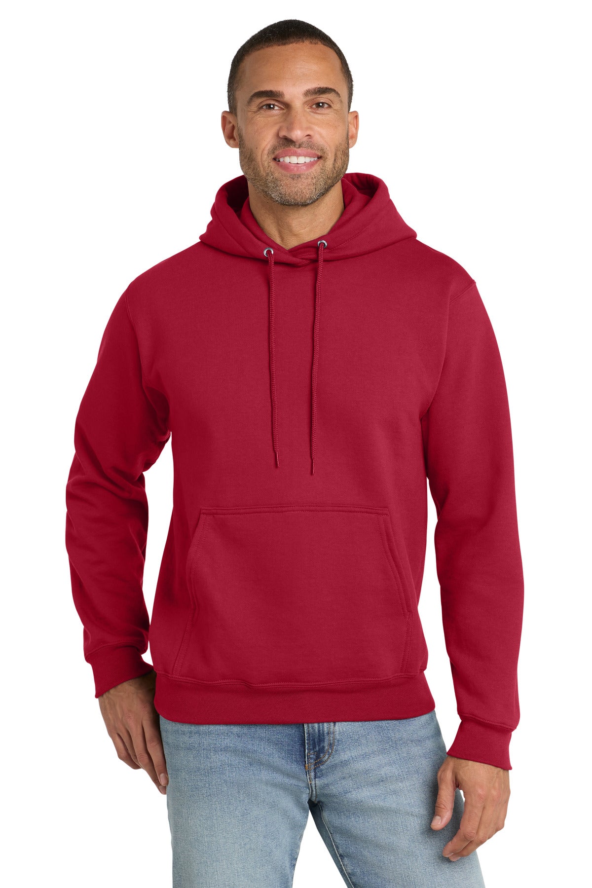 Port & Coƒ?› Tall Essential Fleece Pullover Hooded Sweatshirt. PC90HT
