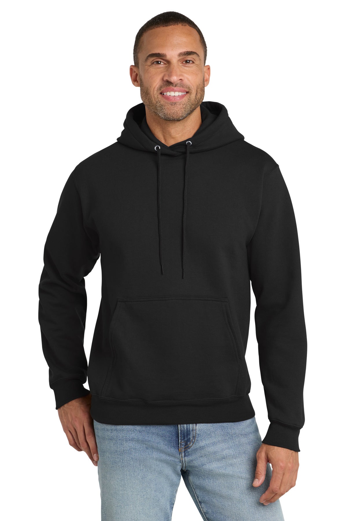 Port & Coƒ?› Tall Essential Fleece Pullover Hooded Sweatshirt. PC90HT