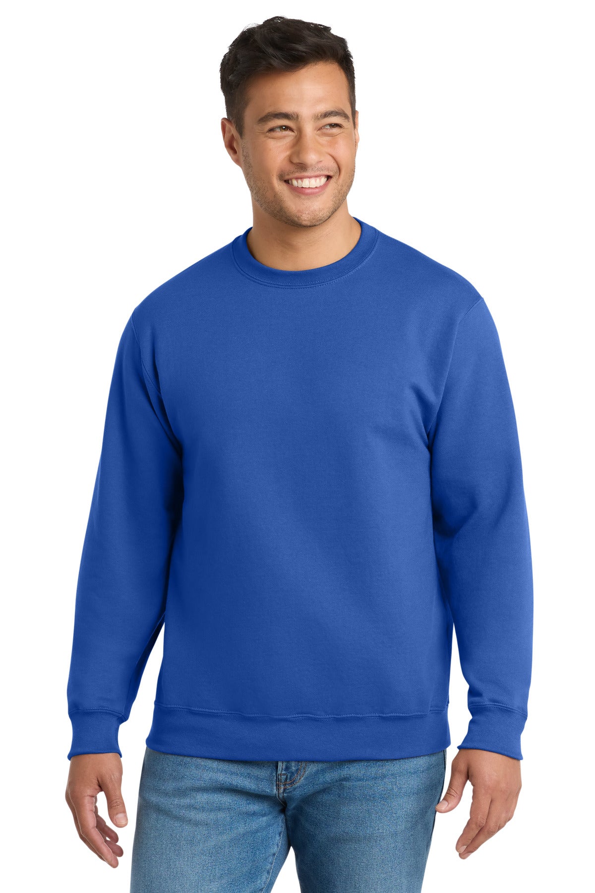 Port & Coâ„¢ Tall Essential Fleece Crewneck Sweatshirt. PC90T