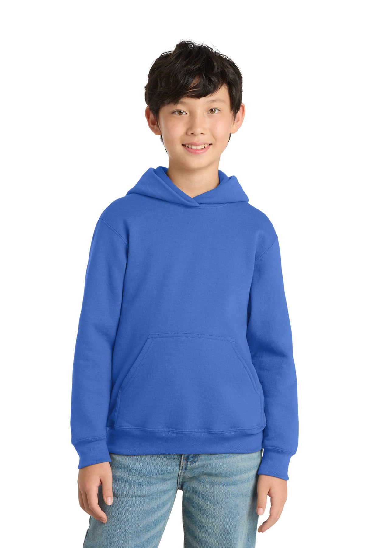Port & Coâ„¢ Youth Core Fleece Pullover Hooded Sweatshirt.  PC90YH