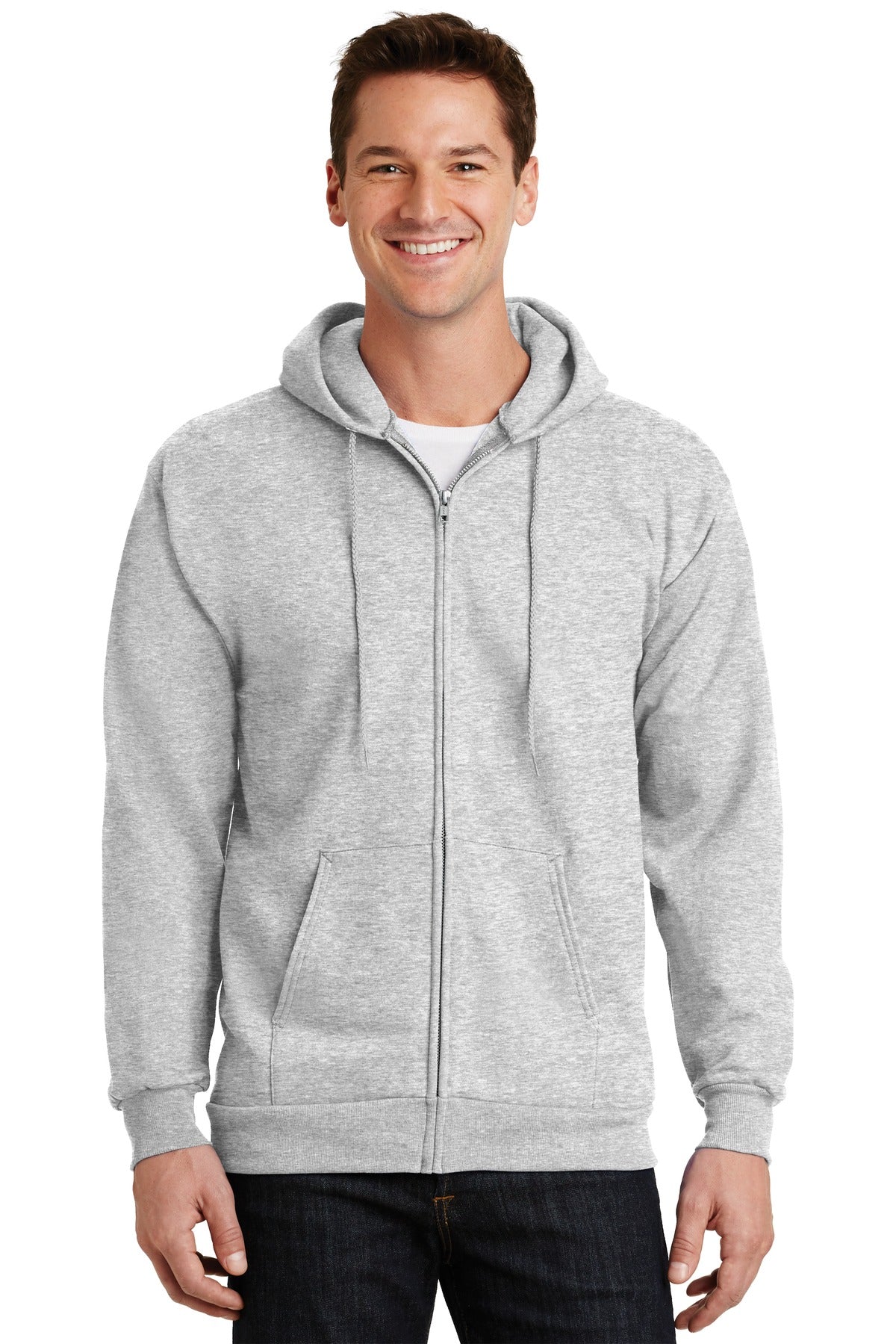 Port & Company? -  Essential Fleece Full-Zip Hooded Sweatshirt.  PC90ZH