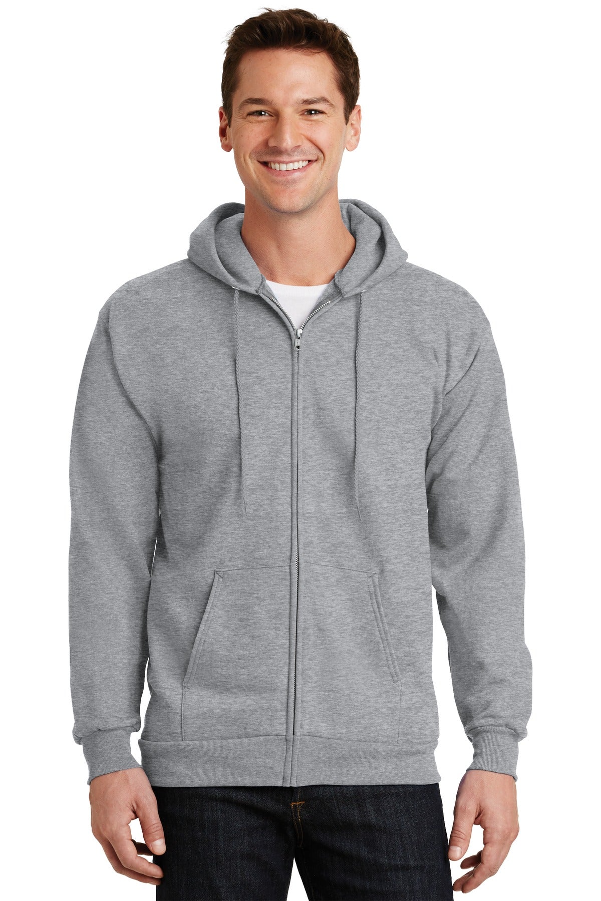 Port & Company? -  Essential Fleece Full-Zip Hooded Sweatshirt.  PC90ZH