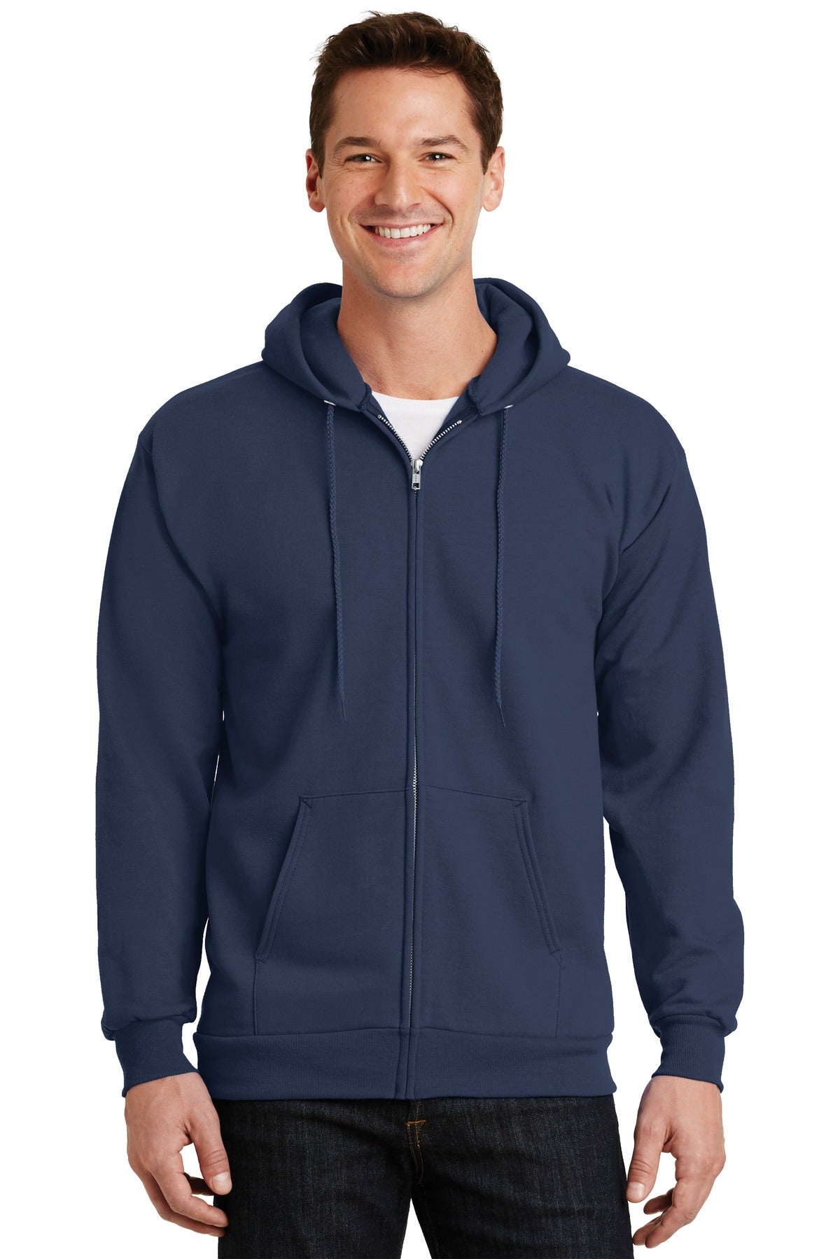 Port & Company? -  Essential Fleece Full-Zip Hooded Sweatshirt.  PC90ZH