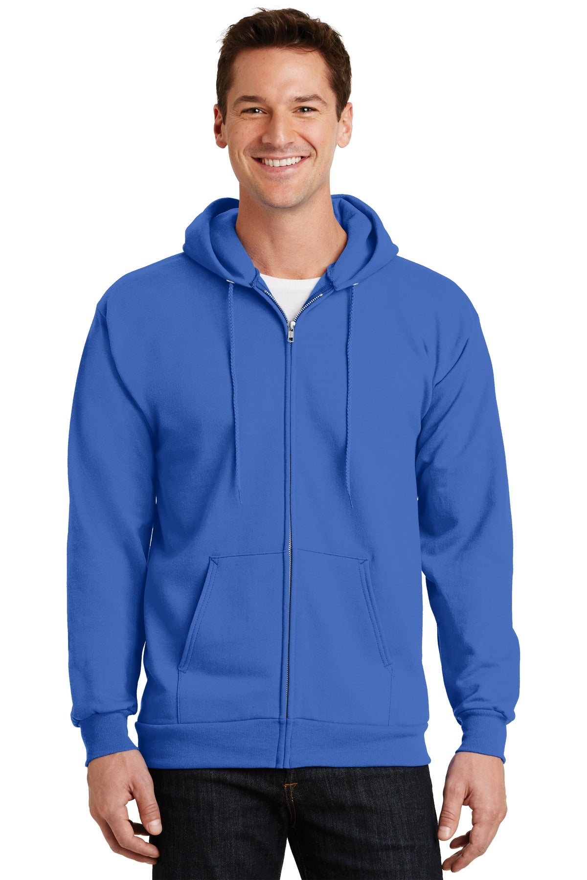 Port & Company? -  Essential Fleece Full-Zip Hooded Sweatshirt.  PC90ZH