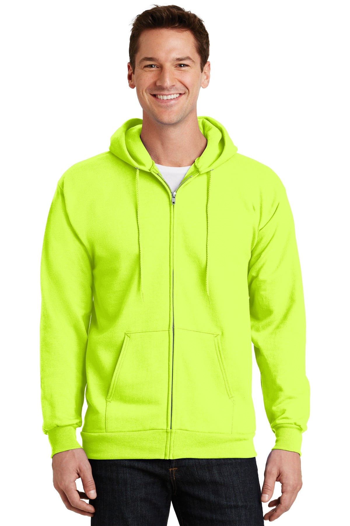 Port & Company? -  Essential Fleece Full-Zip Hooded Sweatshirt.  PC90ZH