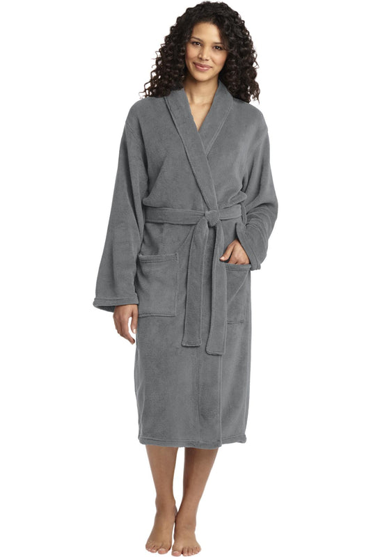 Port AuthorityÂ® Plush Microfleece Shawl Collar Robe. R102