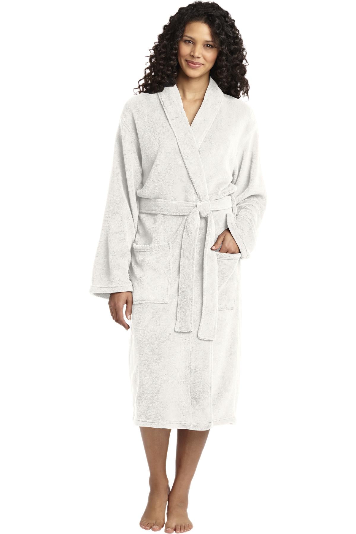 Port AuthorityÂ® Plush Microfleece Shawl Collar Robe. R102