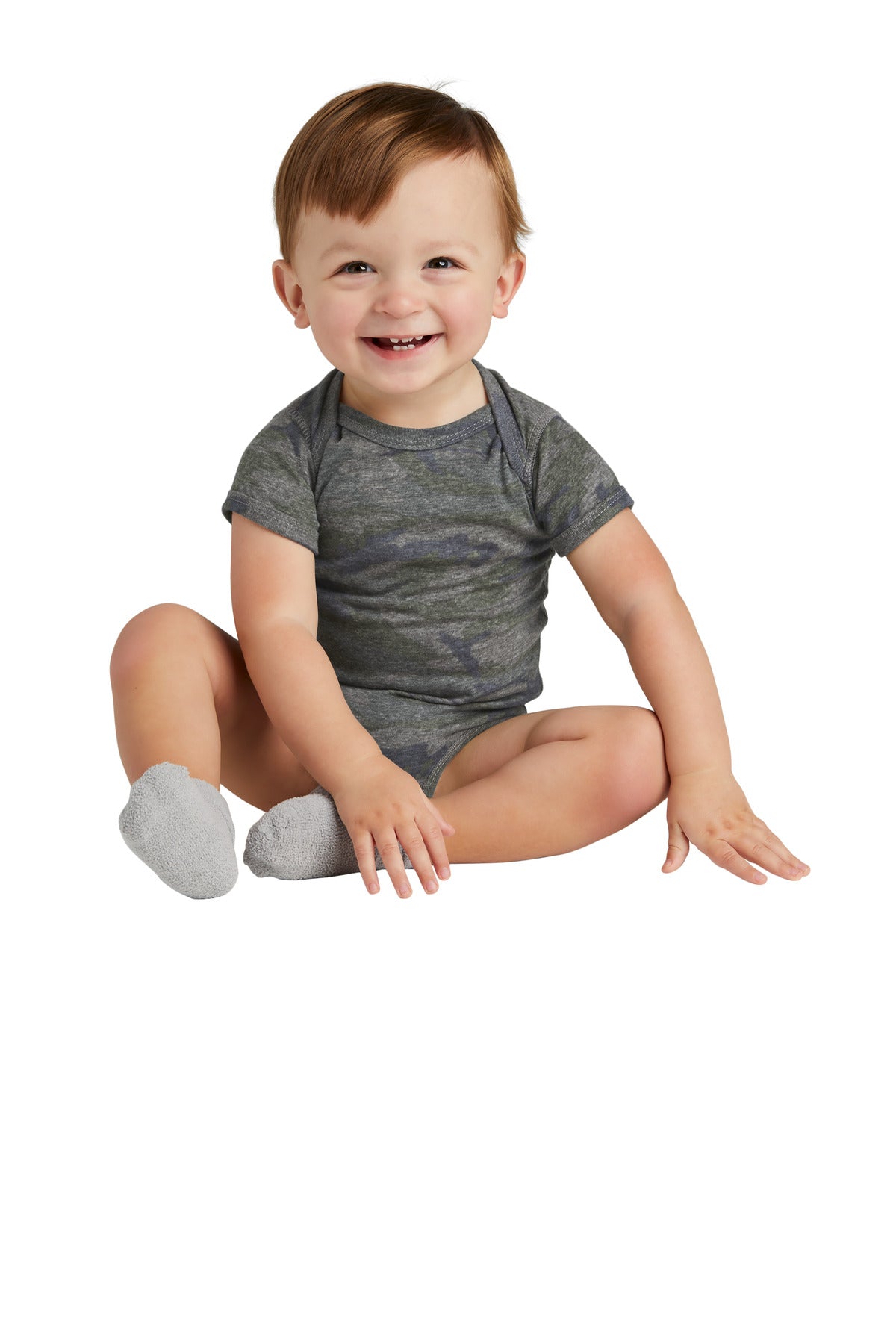 Rabbit Skinsâ„¢ Infant Vintage Fine Jersey Bodysuit . RS4424