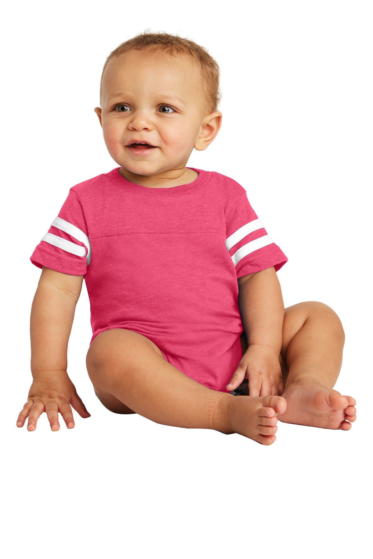 Rabbit Skinsâ„¢ Infant Football Fine Jersey Bodysuit. RS4437