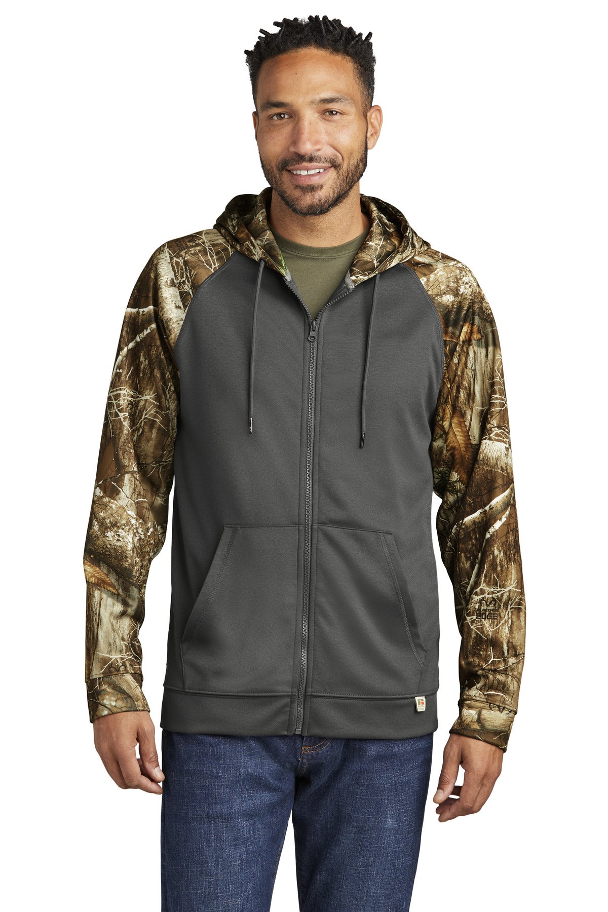 Russell Outdoorsâ„¢ RealtreeÂ® Performance Colorblock Full-Zip Hoodie RU452