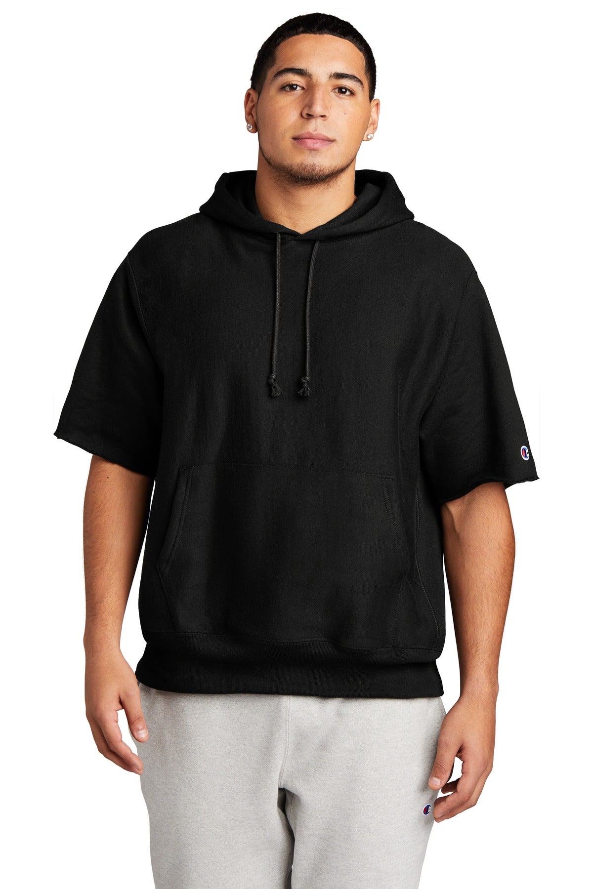 Champion Â®  Reverse Weave Â®  Short Sleeve Hooded Sweatshirt S101SS