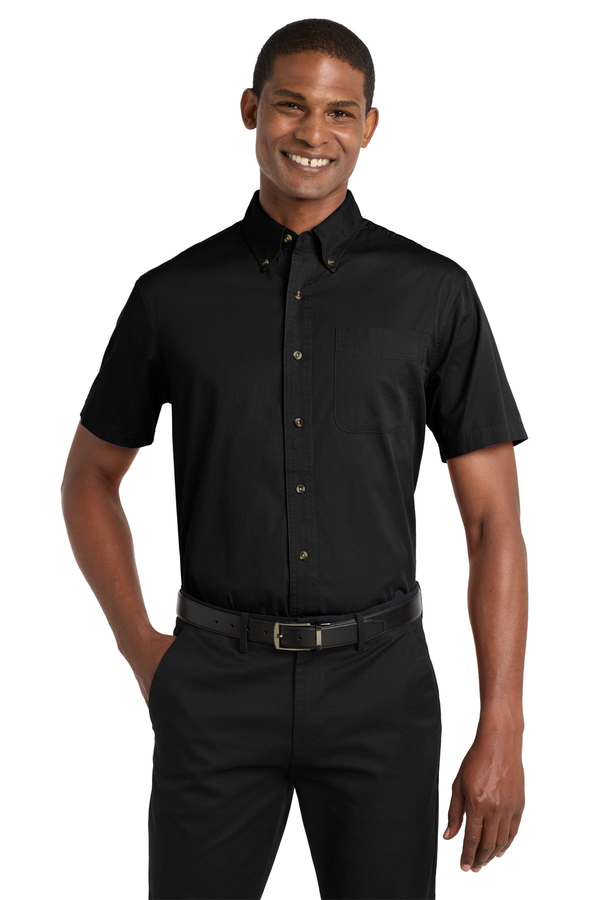 Port AuthorityÂ® Short Sleeve Twill Shirt. S500T