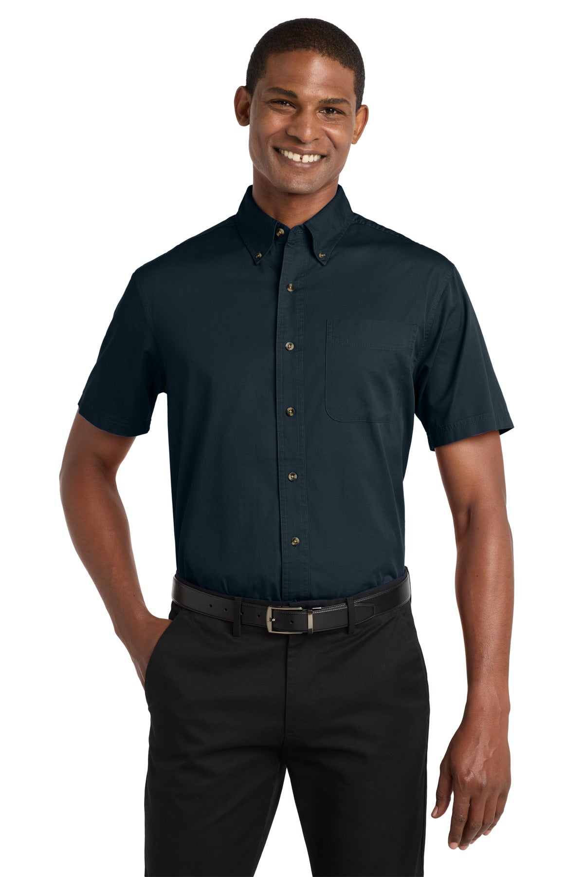 Port AuthorityÂ® Short Sleeve Twill Shirt. S500T