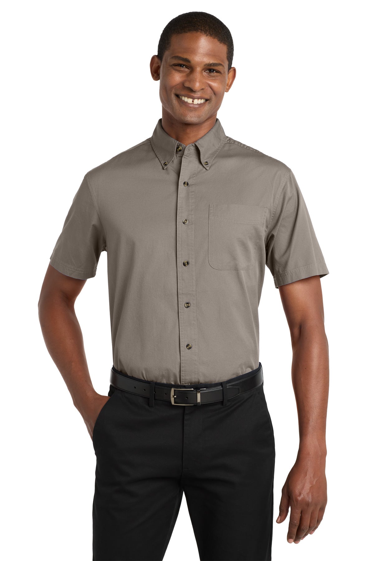 Port AuthorityÂ® Short Sleeve Twill Shirt. S500T
