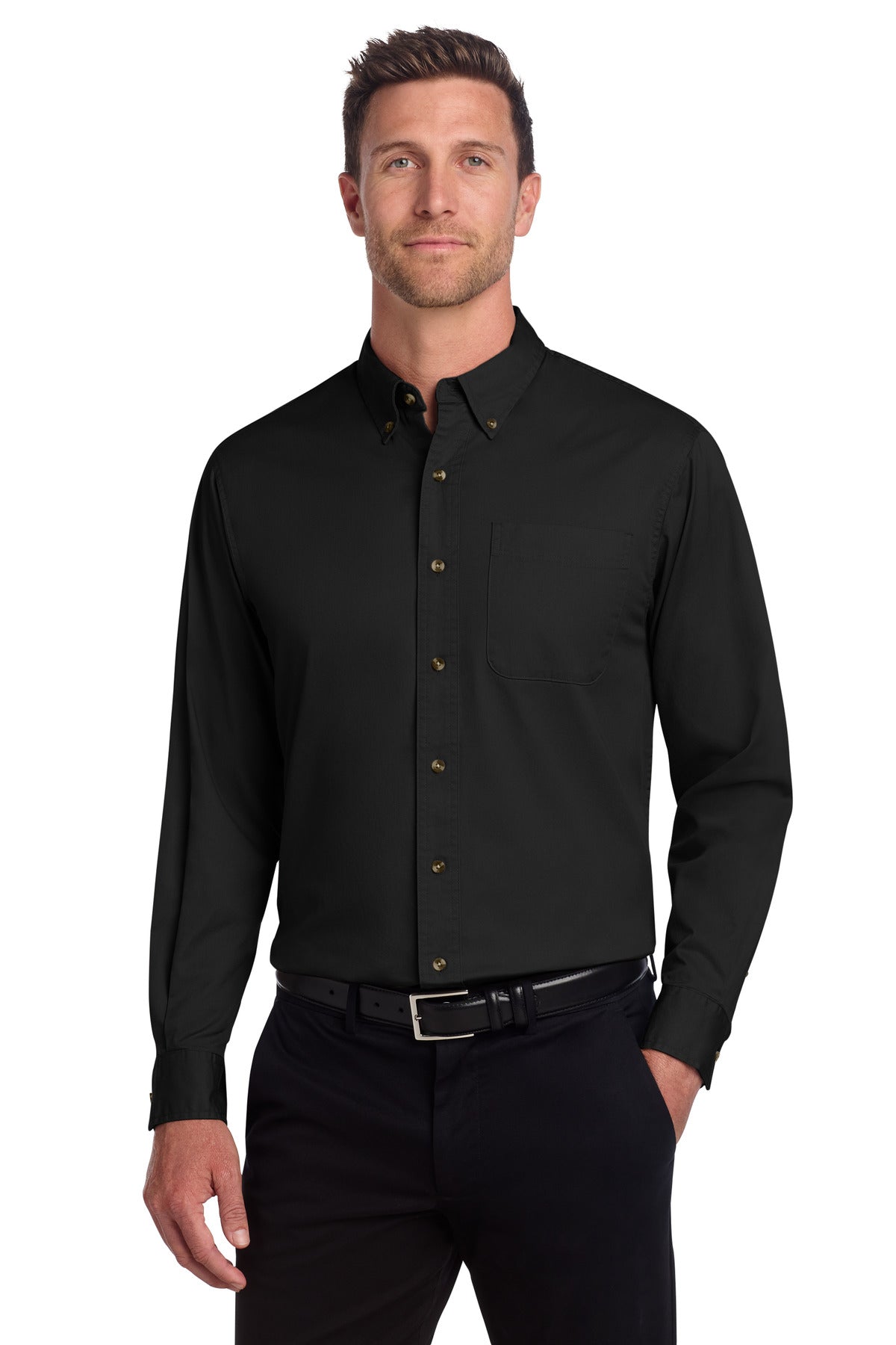 Port Authority?? Long Sleeve Twill Shirt.  S600T