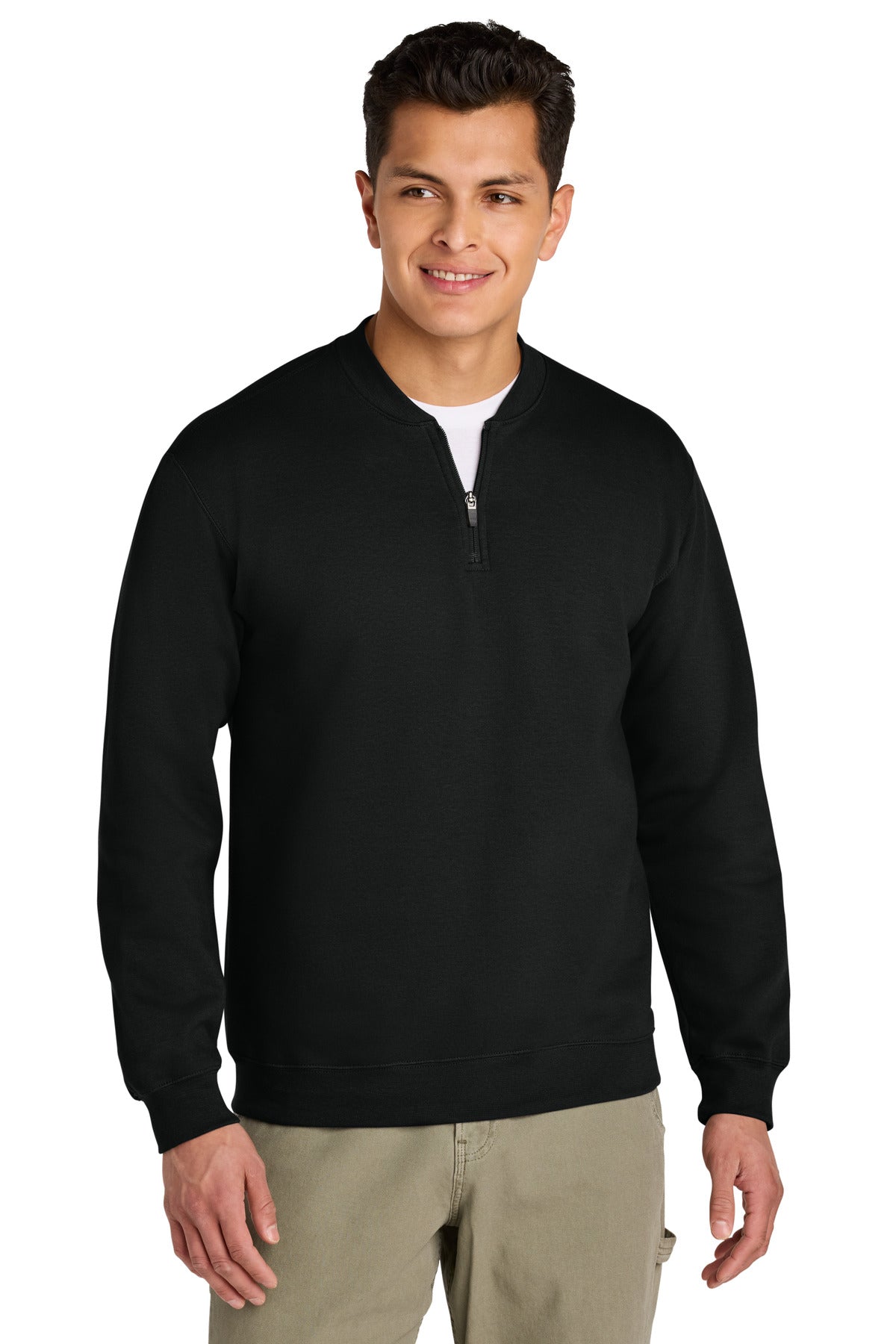 GildanÂ® SoftstyleÂ® Midweight Fleece 1/4-Zip SF008
