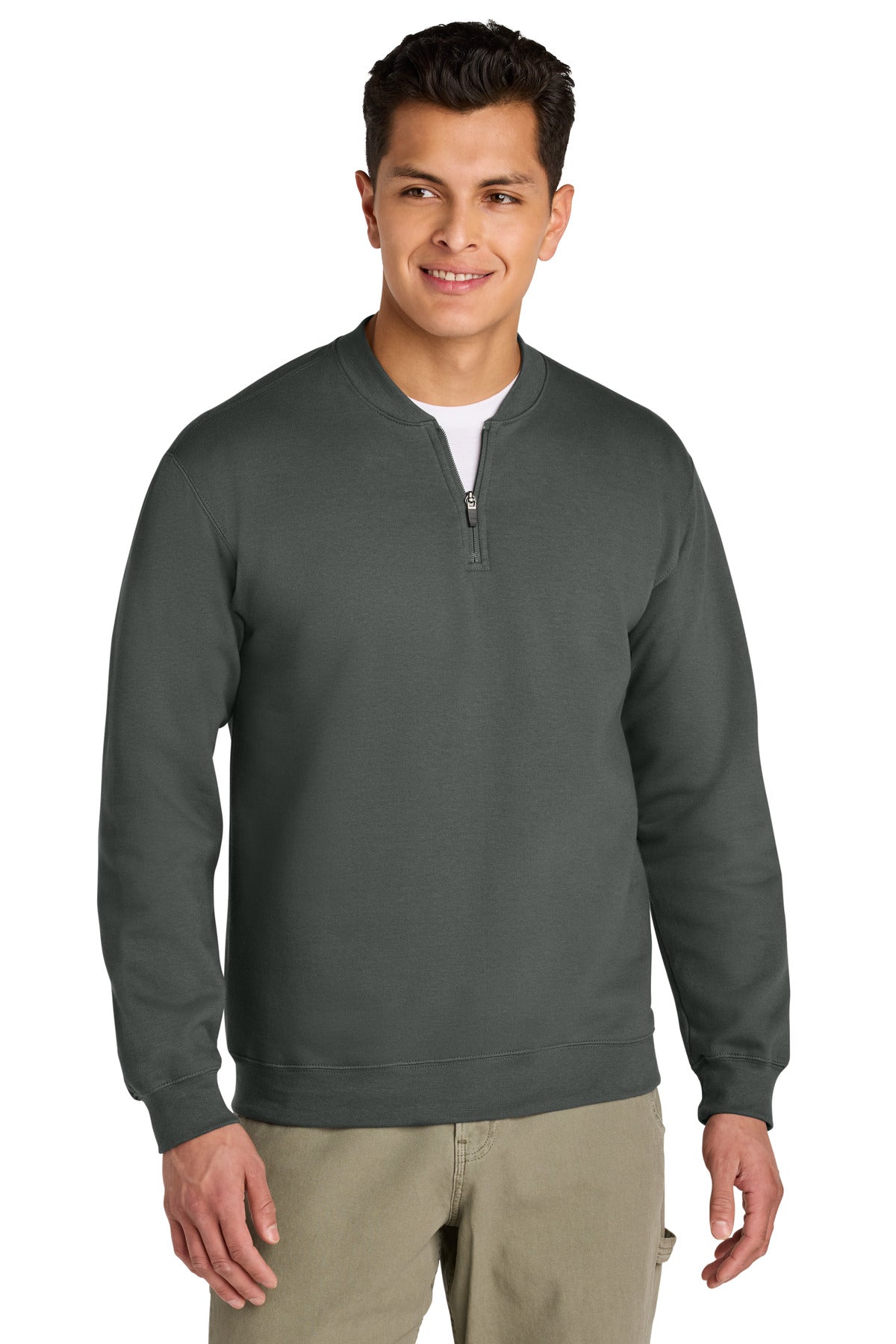 GildanÂ® SoftstyleÂ® Midweight Fleece 1/4-Zip SF008