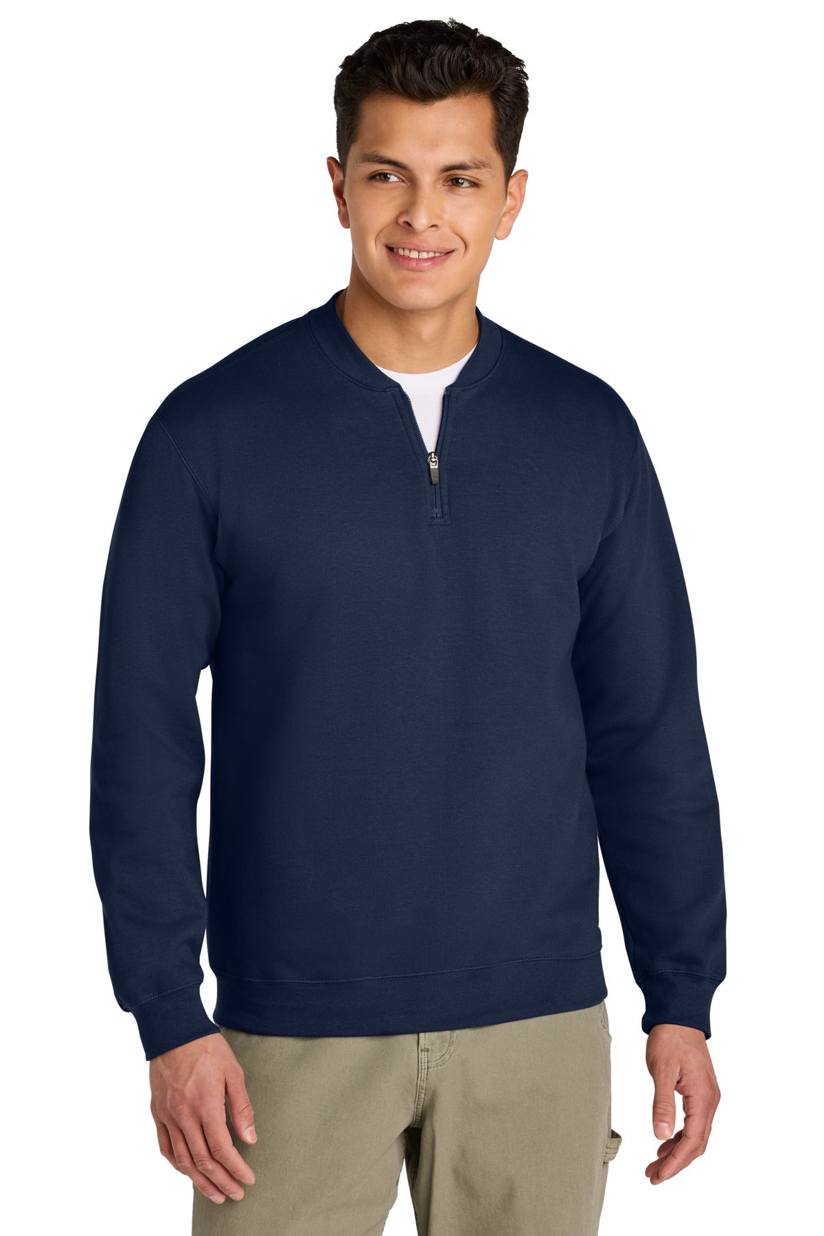 GildanÂ® SoftstyleÂ® Midweight Fleece 1/4-Zip SF008