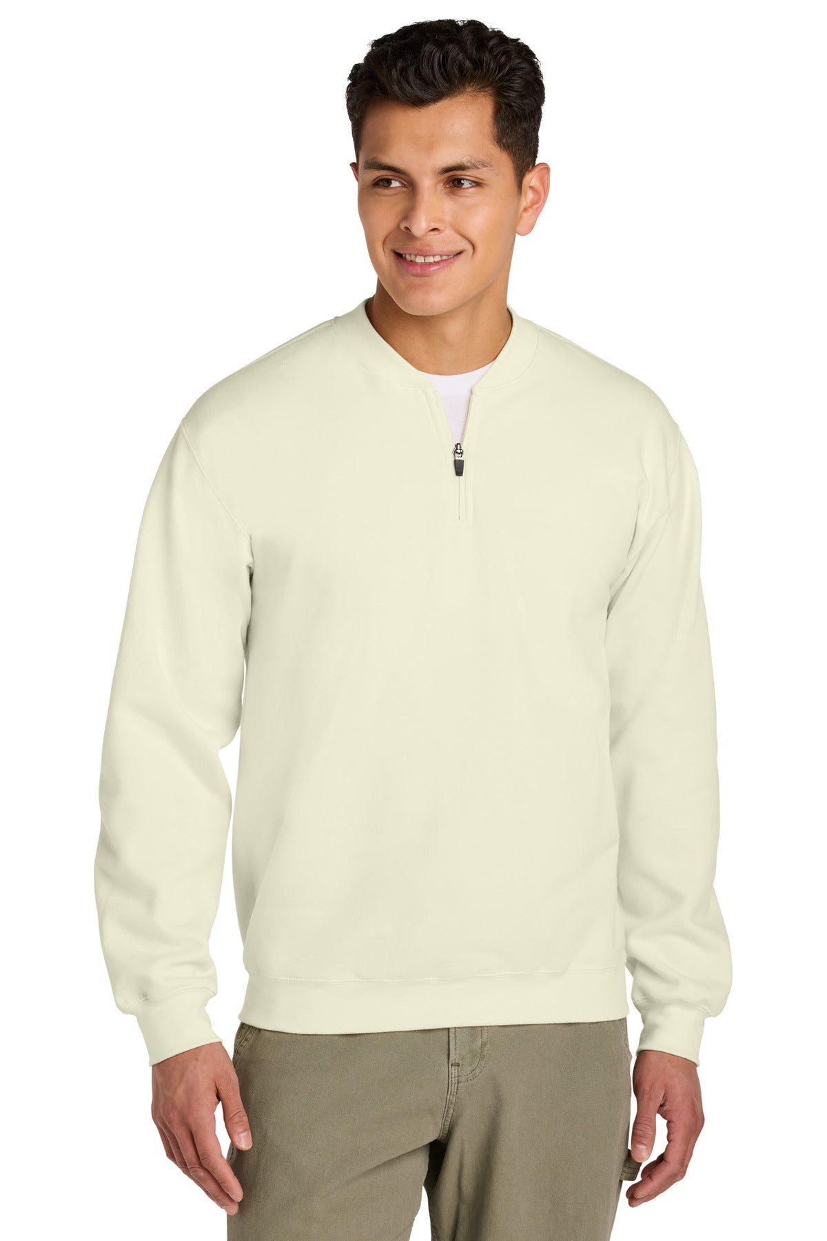 GildanÂ® SoftstyleÂ® Midweight Fleece 1/4-Zip SF008