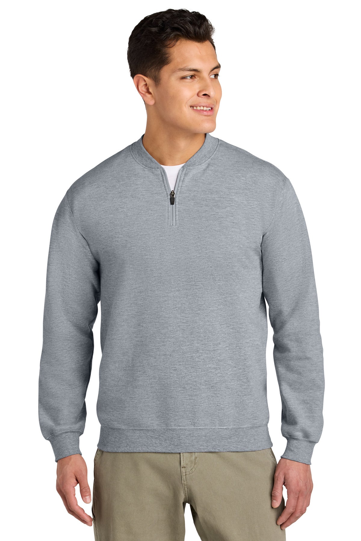 GildanÂ® SoftstyleÂ® Midweight Fleece 1/4-Zip SF008