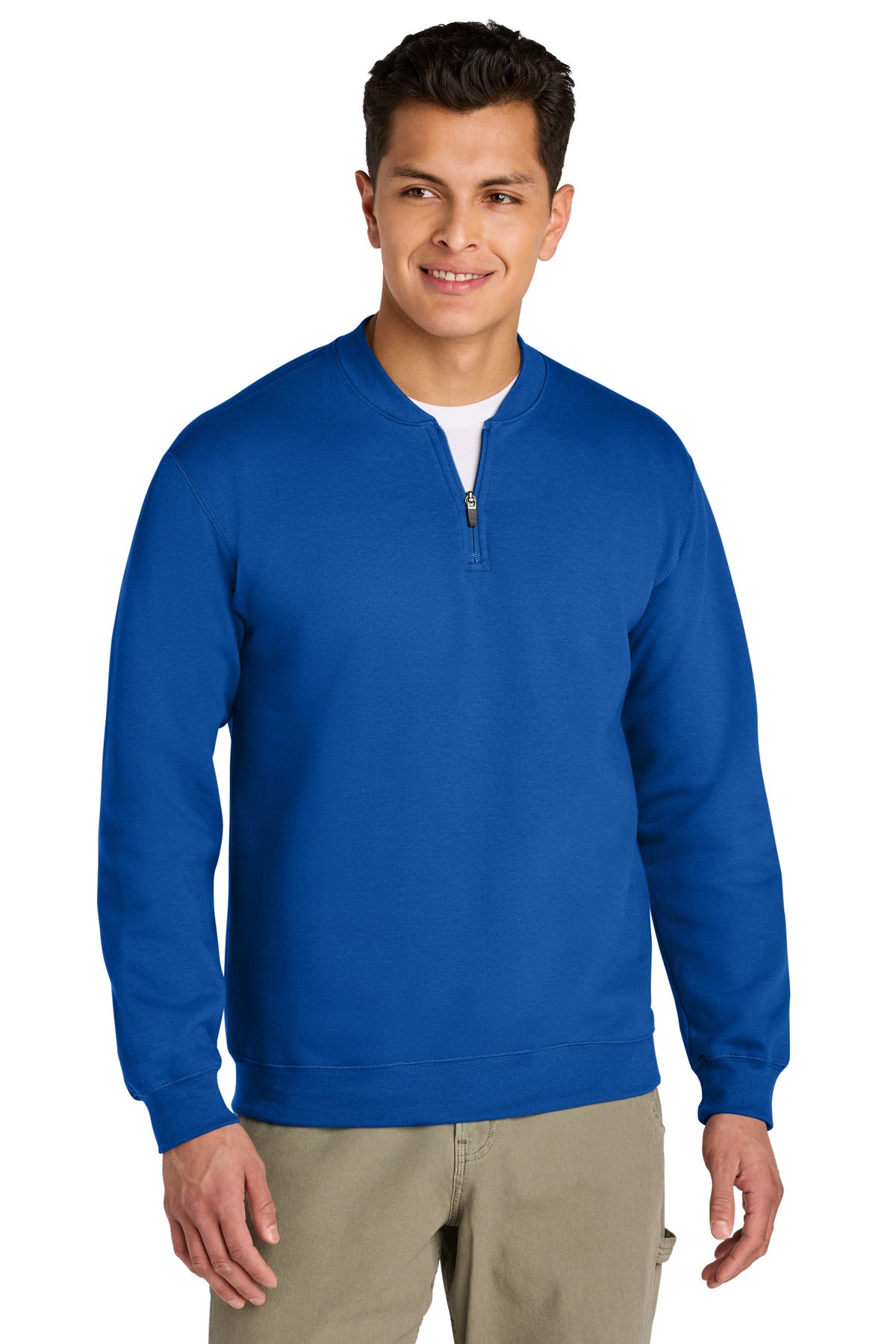 GildanÂ® SoftstyleÂ® Midweight Fleece 1/4-Zip SF008