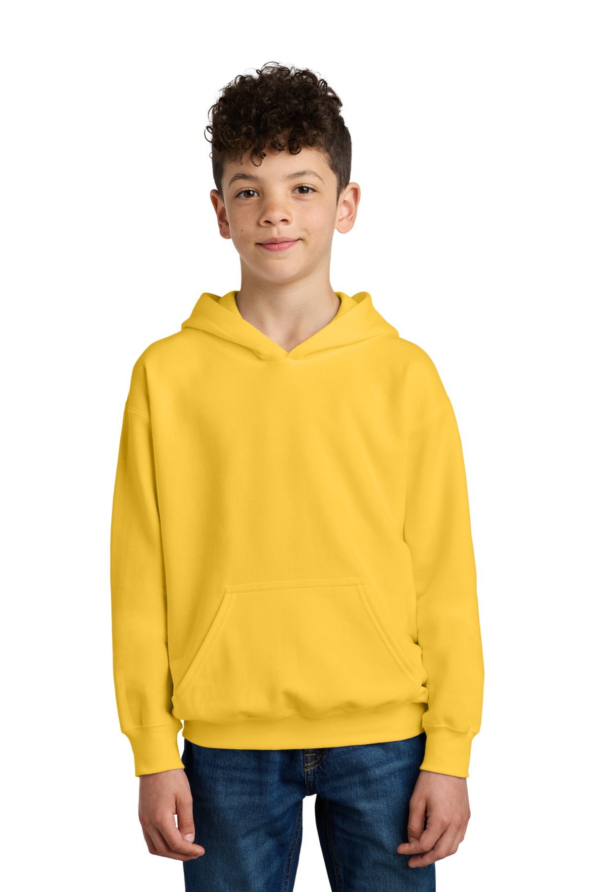 GildanÂ® Youth SoftstyleÂ® Midweight Fleece Hoodie SF500B