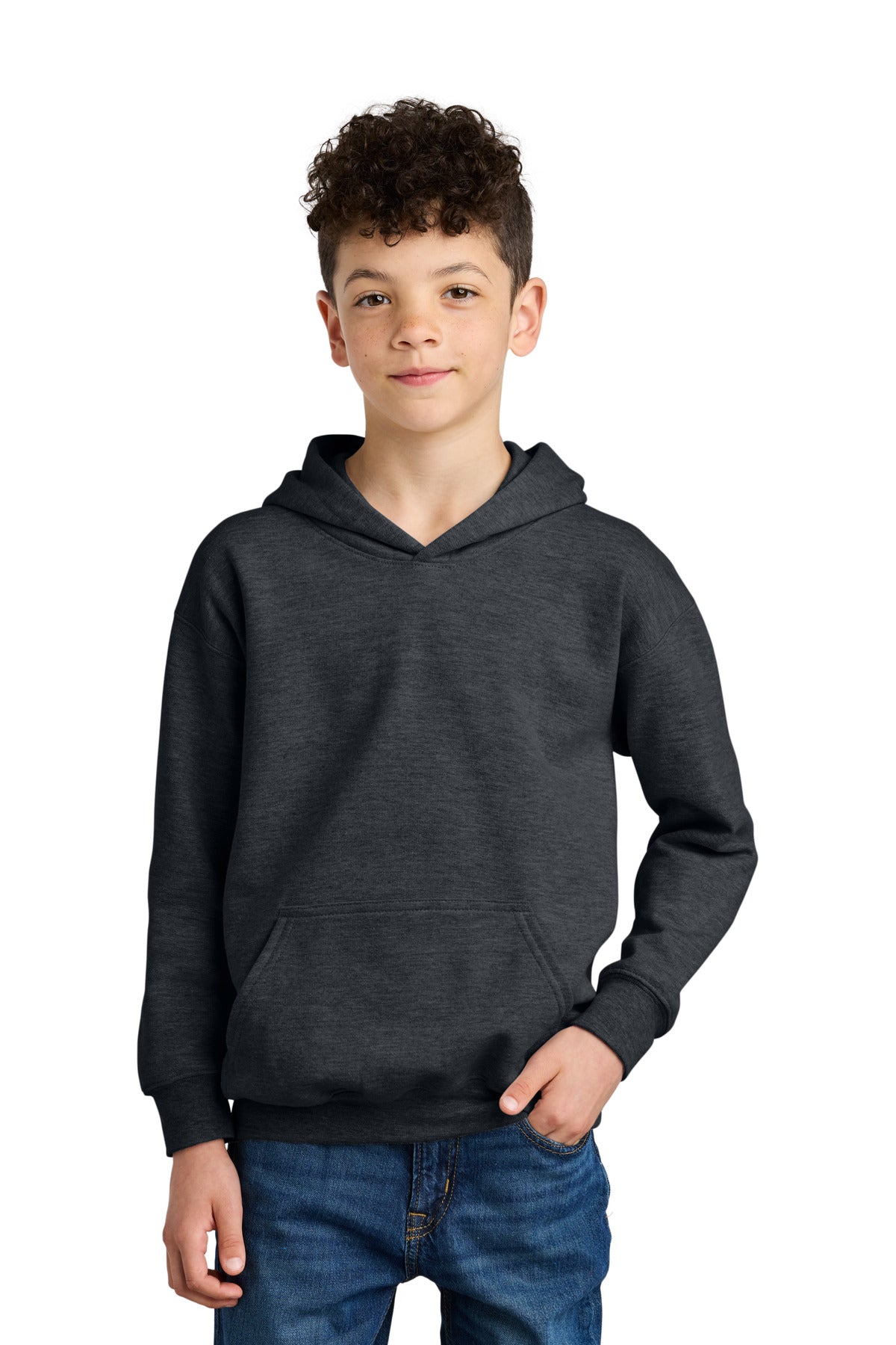 GildanÂ® Youth SoftstyleÂ® Midweight Fleece Hoodie SF500B